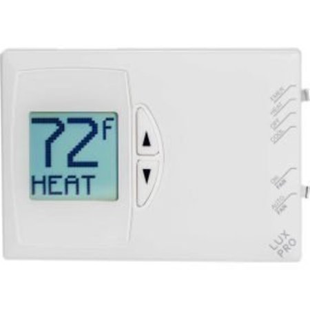 LUX PRODUCTS LUX Low Voltage Digital Non-Programmable Thermostat PSDH121B - 2 Stage Heat 1 Cool Heat Pump 24 VAC - Pkg Qty 5 PSDH121B